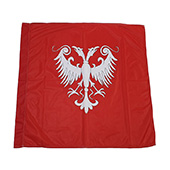 Nemanjić flag - polyester red 100x100cm