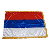 Zastava Srbije Narodna – saten 120x80cm
