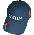 Kačket Srbija natpis - plavi