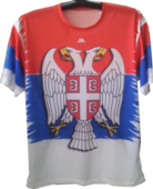 Trobojna majica Srbija sa orlom