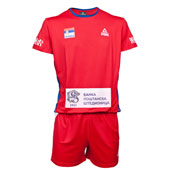 Official Peak volleyball jersey and shorts of Serbia