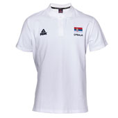 Peak Serbia national basketball team polo shirt 19/20 - white