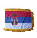 Zastava Srbija (50 x 33cm) sa resicama