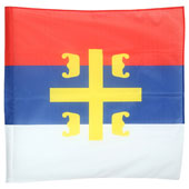 Mesh flag Serbia 4S 100 cm x 100 cm