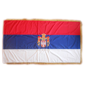 Knitted flag Serbia 200 x 100 cm