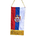 Vezena zastavica za kola 'Kraljevski grb'