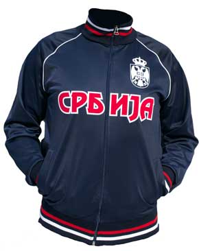 Serbia sweat suit - navy blue - top-1
