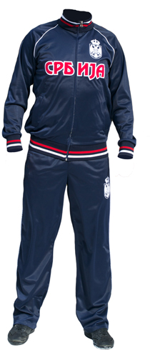 Serbia track suit - navy blue - bottom-3
