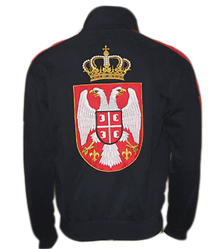 Serbia tracksuit top part