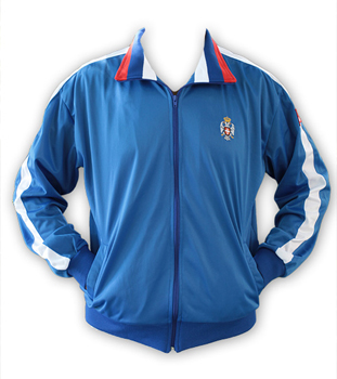 Blue track suit Serbia - jacket - model 2