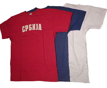 '3 boje Srbije' komplet majica