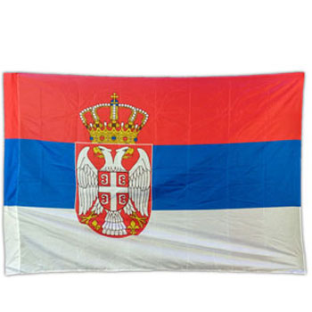 Official Flag of Serbia (2.3 x 1.45m)