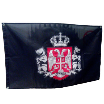 Black flag Serbia 