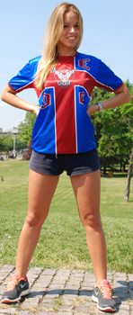Womens serbian supporter jersey - blue-2