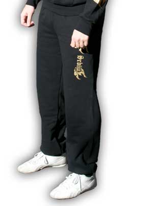 Serbia track suit - black - pants (golden print)