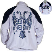 'Serbian Eagle' sweat shirt - white