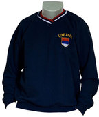 Knitted sweat shirt Serbia - blue