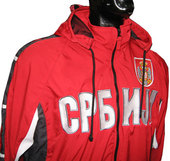 Knitted jacket Serbia - red