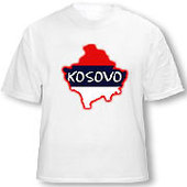 'Kosovo is Serbia' T shirt - model D