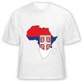 'Serbian Africa' T shirt