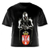 'Serbian knight' T-shirt - model C