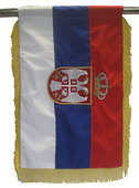 Zastava Srbija 60 x 40 cm - mikrofiber