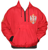 'Serbian' rain jacket with hoodie