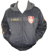 'Serbian' rain - tracksuit jacket with hoodie