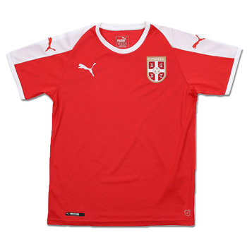 Puma kids Serbia home jersey for World Cup 2018 