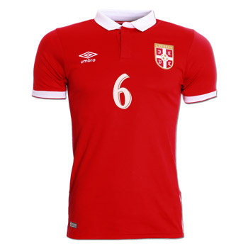 Umbro Serbia home jersey 16/17 with name and number-1