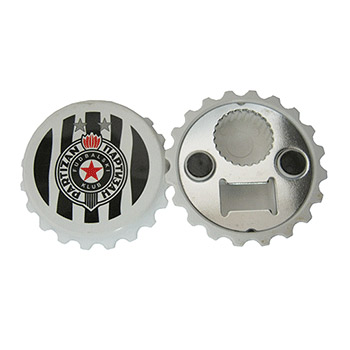 Magnet with bottle opener and shutter FC Partizan 2071