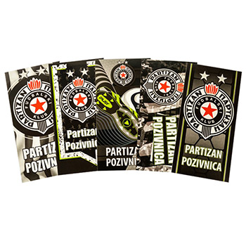 Parti pozivnice 30/1 FK Partizan 2079