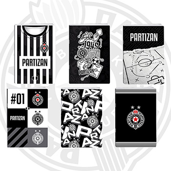 Notebook A5 FC Partizan 2206 Notebook A5 FC Partizan 2206