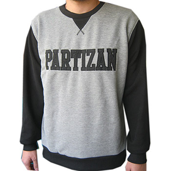 Gray & black sweatshirt FC Partizan 2166