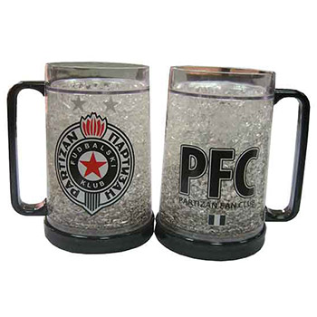 Thermo beer mug FC Partizan 2384