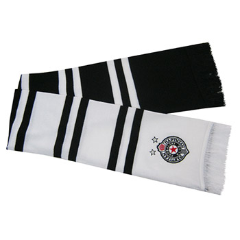 Bar šal FK Partizan (beli) 2433