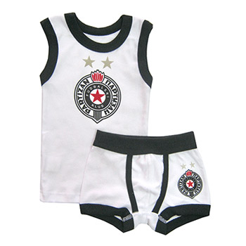 Dečiji donji veš sa boksericama FK Partizan (vel. 8-10) 2606