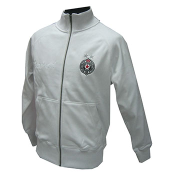 White zip sweatshirt FC Partizan 2700