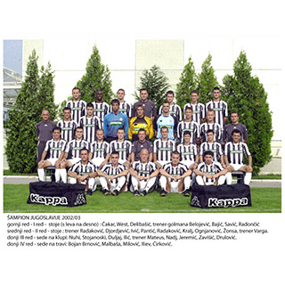 Coasters with teams 6/1 FC Partizan 2881-2