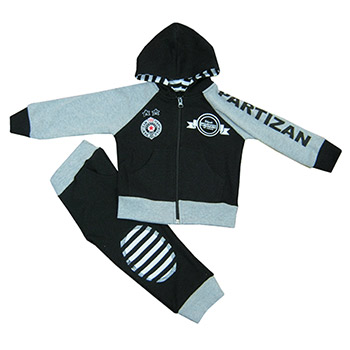 Kids tracksuit FC Partizan black 3180