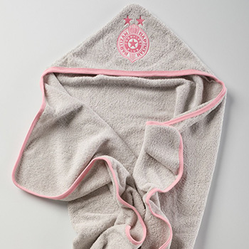 Baby towel for girls FC Partizan 3190-1