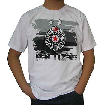 White kids T-shirt FC Partizan (size 8-14) 3243