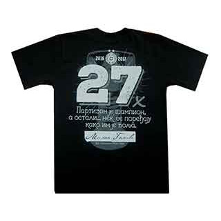 Kids T-shirt Champions 27 FC Partizan 3250-1