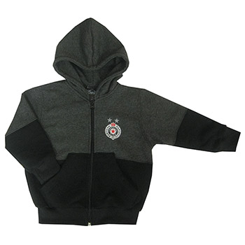 Kids zip hooded sweatshirt FC Partizan (size 2-6) 3705