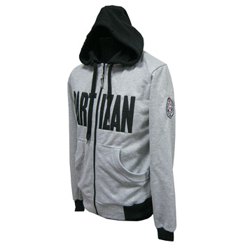 Zip sweatshirt with a hood FC Partizan 4027