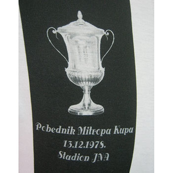 Retro jersey from Mitropa cup 1978 FC Partizan 4079-1