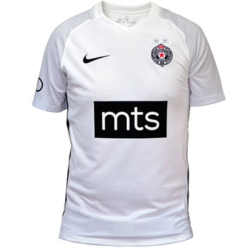 Nike white jersey FC Partizan 2018/19 with print-1