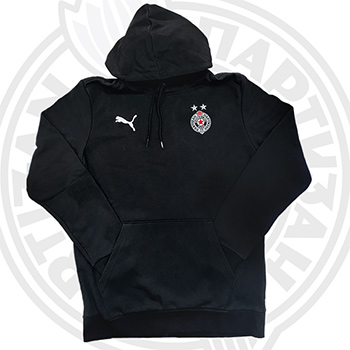 Puma crni duks sa kapuljačom FK Partizan 6010