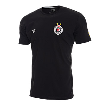 Black T-shirt water polo club Partizan