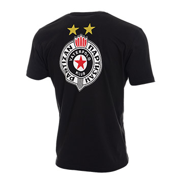 Black T-shirt water polo club Partizan-1